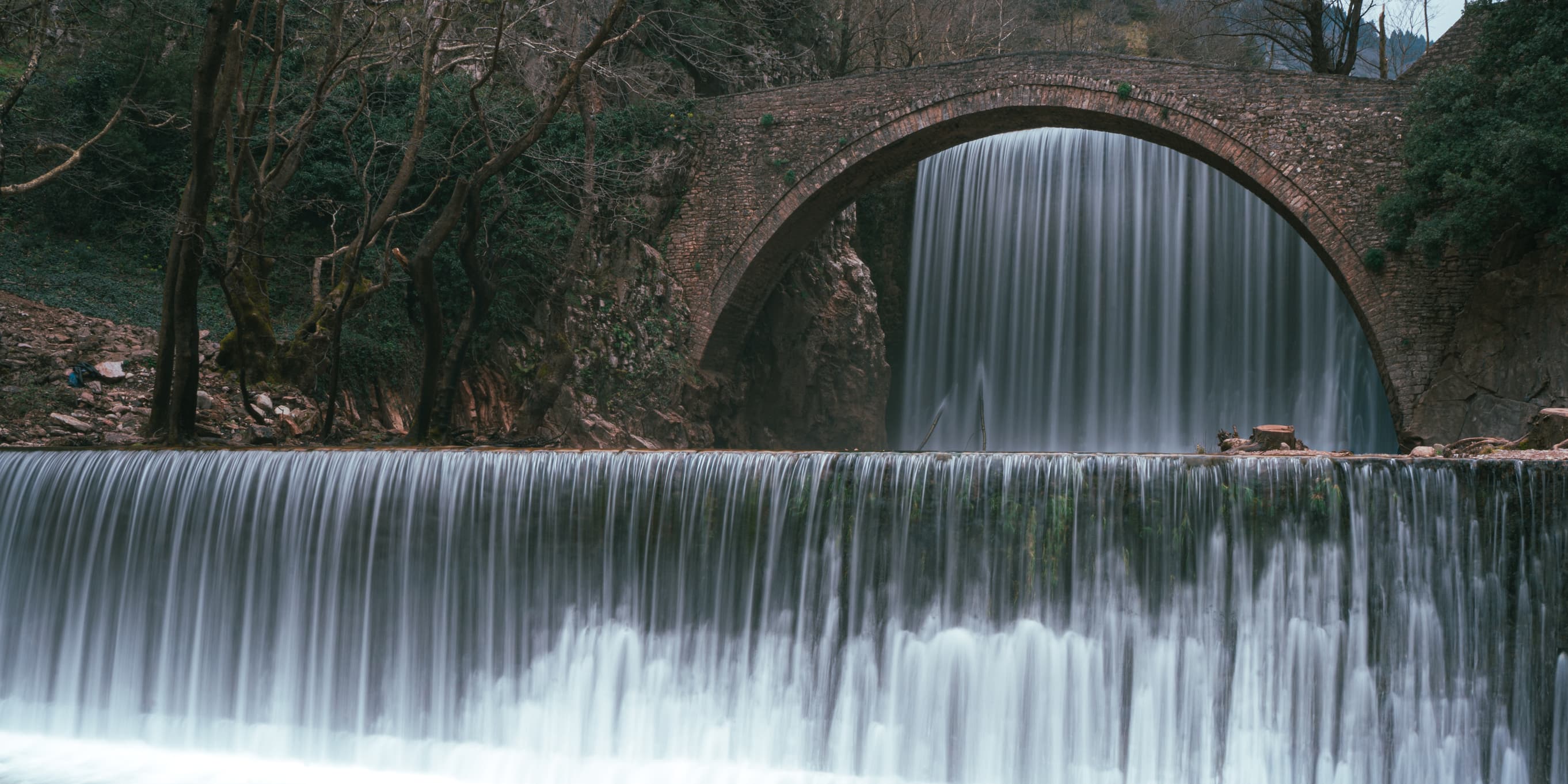 Palaioksiro Bridge of Palaiokaria, Thessaly, Greece | Flow